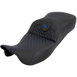 Saddlemen 2008-2024 FLHR, FLHT, FLHX & FLTR Roadsofa DS Extended Reach Seat Motorcycle Accessories