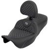 Saddlemen 2008-2024 FLHR, FLHT, FLHX & FLTR Roadsofa DS Seat w/Drivers Backrest Motorcycle Accessories