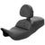 Saddlemen 2008-2024 FLHR, FLHT, FLHX & FLTR Roadsofa HC Black Stitching Seat with Drivers Backrest Motorcycle Accessories