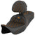 Saddlemen 2008-2024 FLHR, FLHT, FLHX & FLTR Roadsofa LS Seat with Driver's Backrest Motorcycle Accessories
