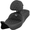 Saddlemen 2008-2024 FLHR, FLHT, FLHX & FLTR Roadsofa LS Seat with Driver's Backrest Motorcycle Accessories