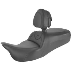 Saddlemen 2008-2024 FLHR, FLHT, FLHX & FLTR Roadsofa Seat with Backrest Motorcycle Accessories