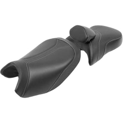 Saddlemen 2013-2023 R1200GS/R1250GS (Liquid-cooled) Adventure Tour Solo & Pillion Seats with Lumbar Rest Motorcycle Accessories