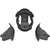 Scorpion EXO-R320 Kwikwick II Snaps Liner/Cheek Pad Kit Helmet Accessories