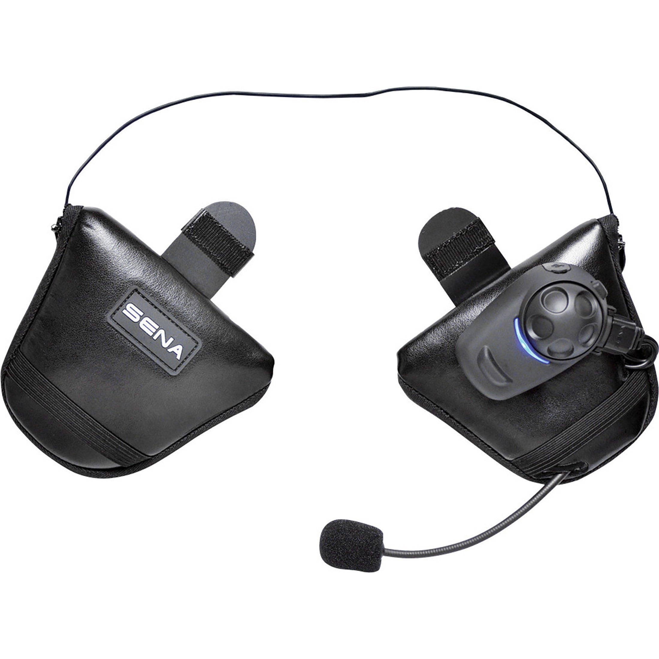 Sena SPH10H-FM W/Built-In FM Tuner For Half Helmets Single Pack Communication Head Set Accessories-843