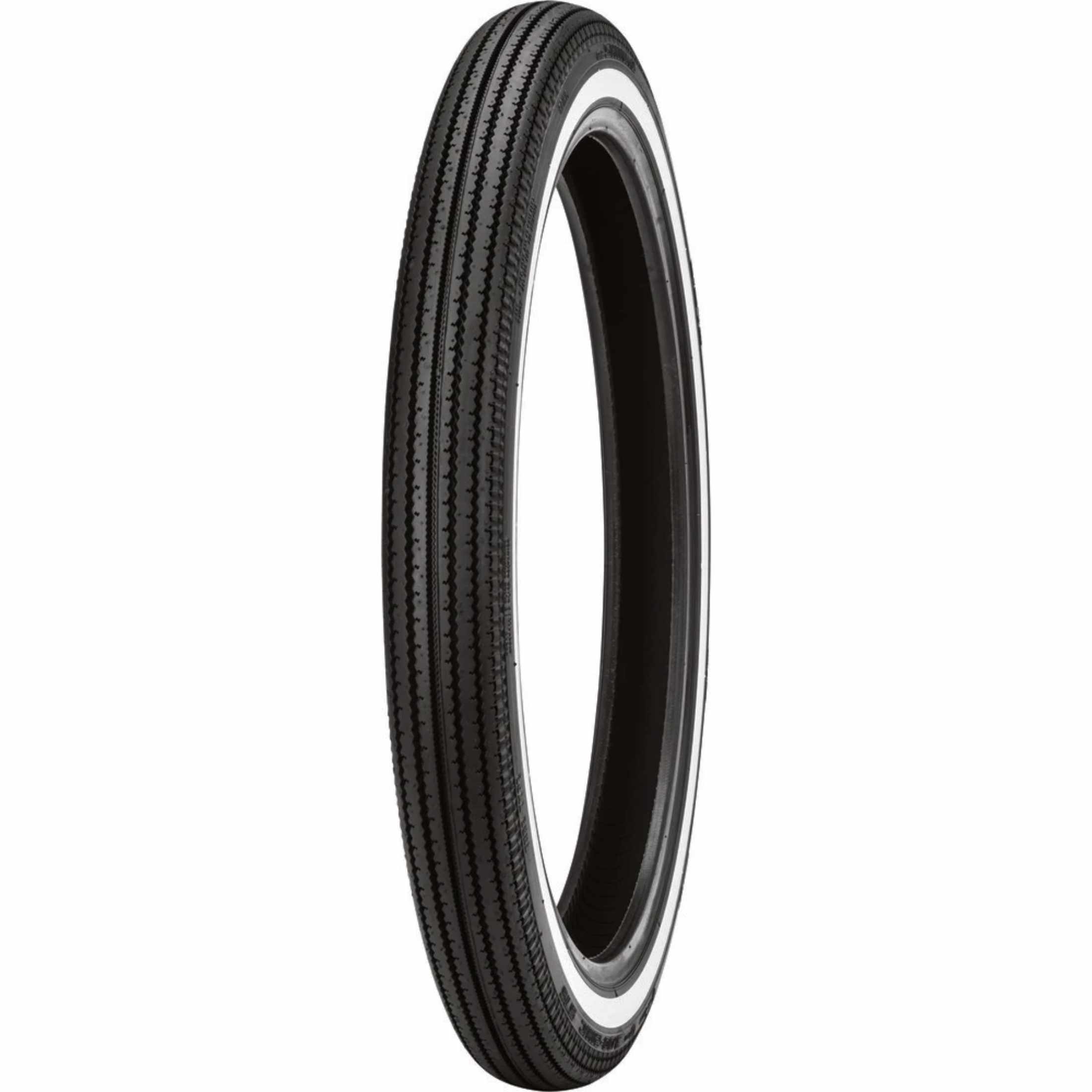 Shinko 270 Super Classic White Wall 19" Front Street Tires-87-4623