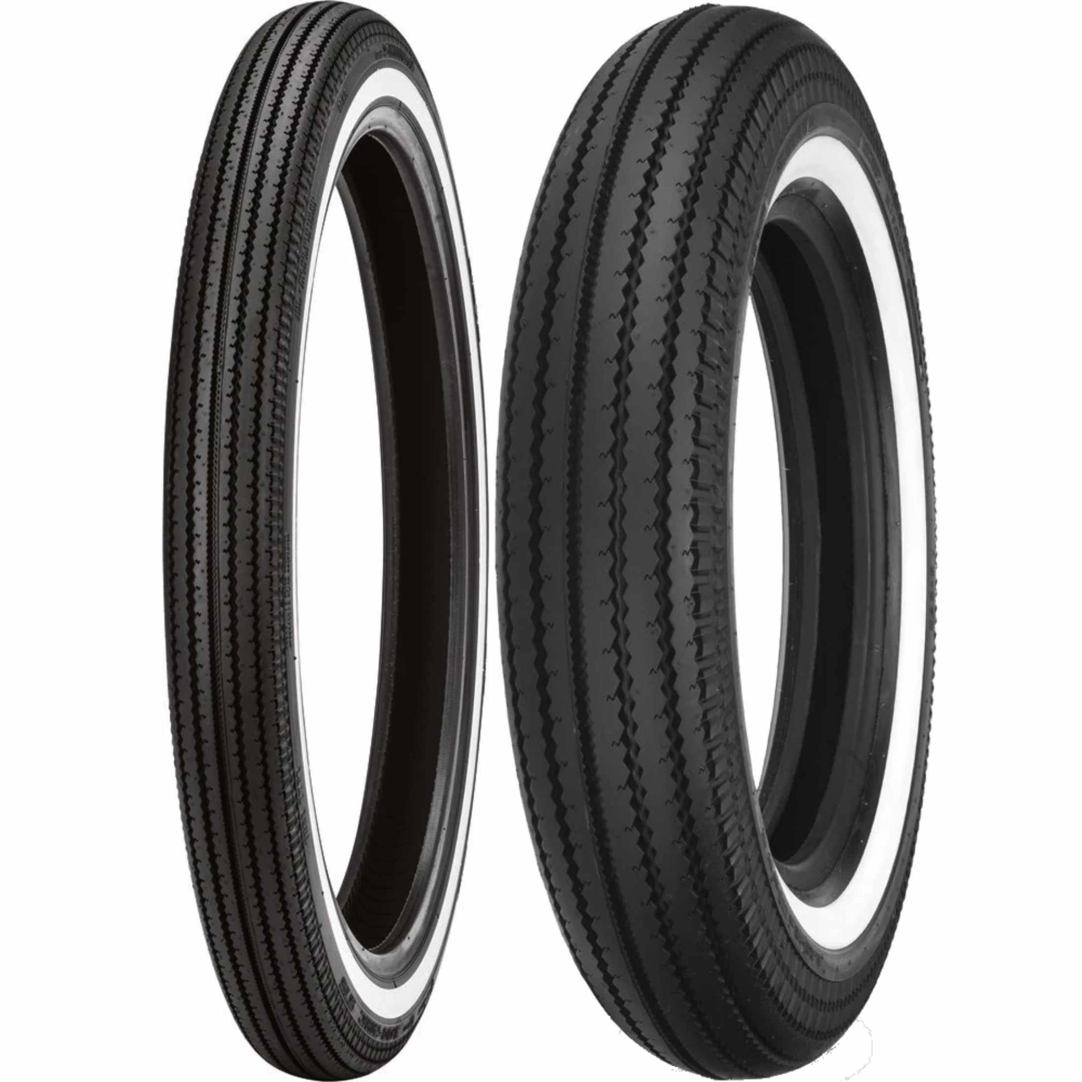 Shinko 270 Super Classic White Wall 16" Front/Rear Street Tires-87-4621