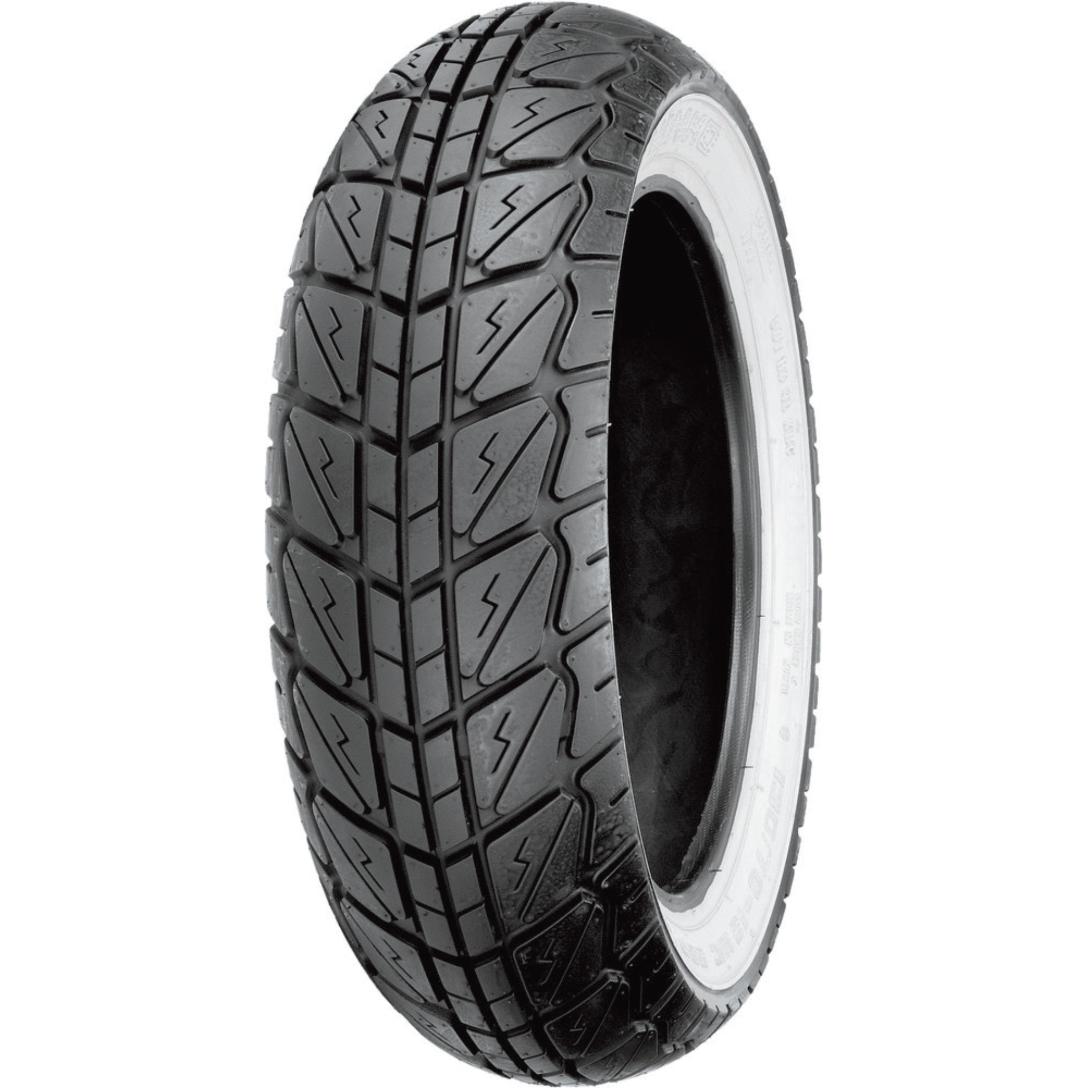 Shinko 723 Series Whitewall 12" Front/Rear Street Tires-87-4258