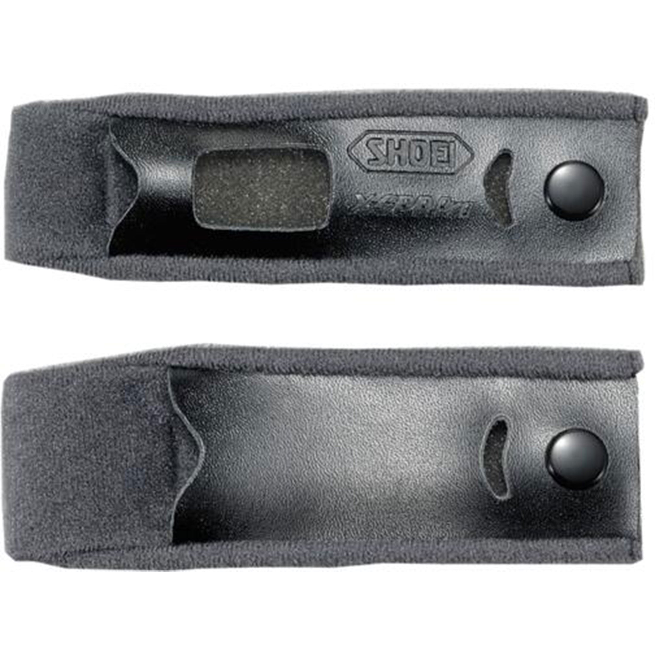Shoei X-Fifteen Chin Strap Cover Set Helmet Accessories - Black