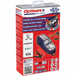 Tecmate OptiMate™ 5 Select Silver Battery Charger and Maintainer Motorcycle Tool Accessories