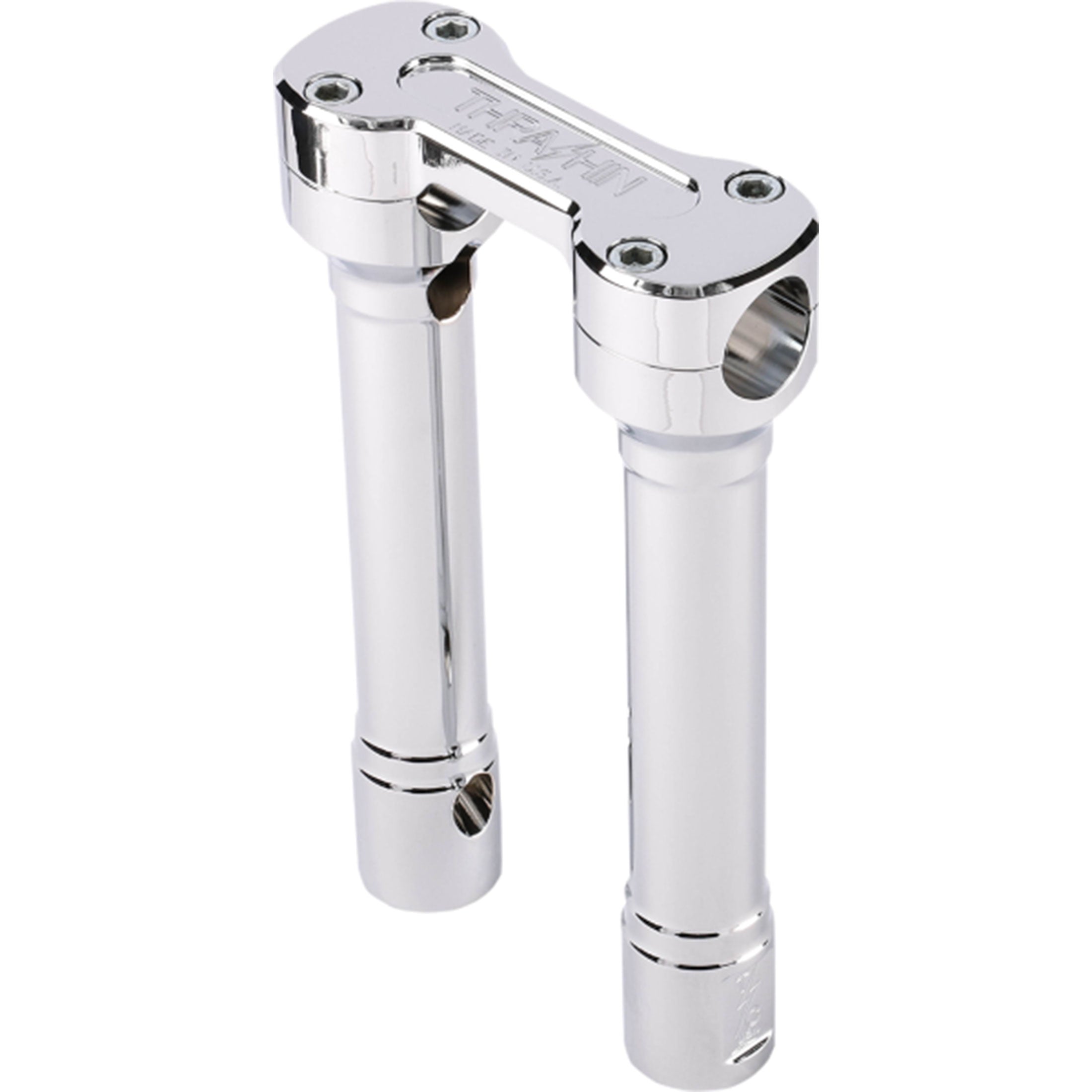 Thrashin Supply 8" Hole Shot Risers Harley-Davidson Cruiser Motorcycle Accessories - Chrome