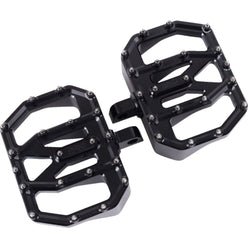 Thrashin Supply Dyna/FXR/Sportster/Touring/2017 & Earlier Softail Aggressor Mini Floorboards Harley-Davidson Cruiser Footpegs