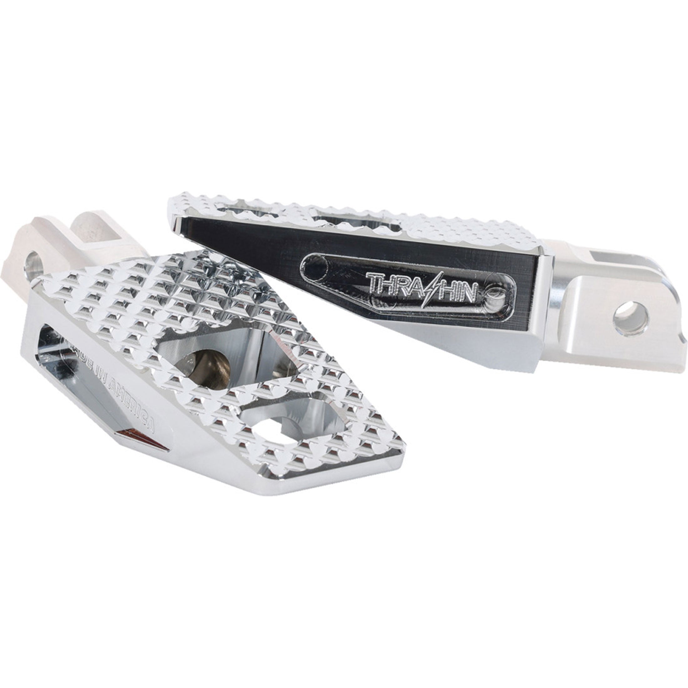 Thrashin Supply M8 Softail Front P-54 Pegs Harley-Davidson Cruiser Motorcycle Accessories - Chrome