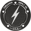 Thrashin Supply Twin Cam 5-Hole Dished Points Cover Harley-Davidson Cruiser Motorcycle Accessories