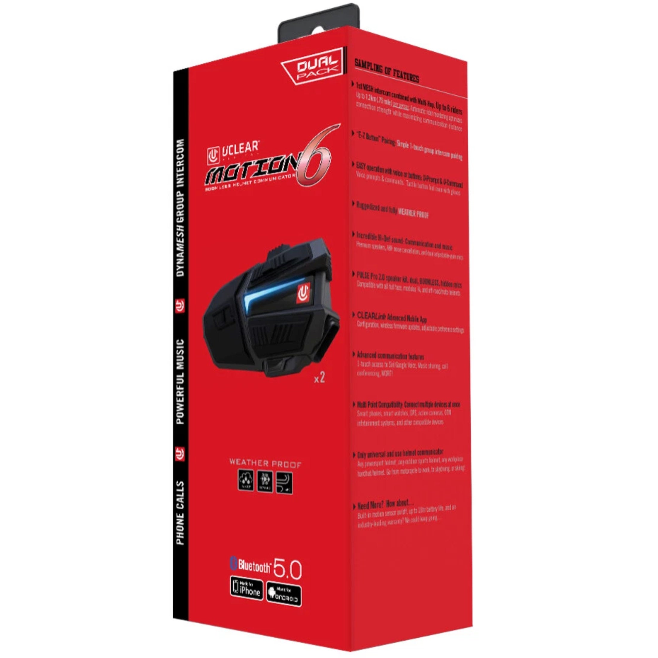 UClear Motion 6 Communication Head Set Accessories-180509