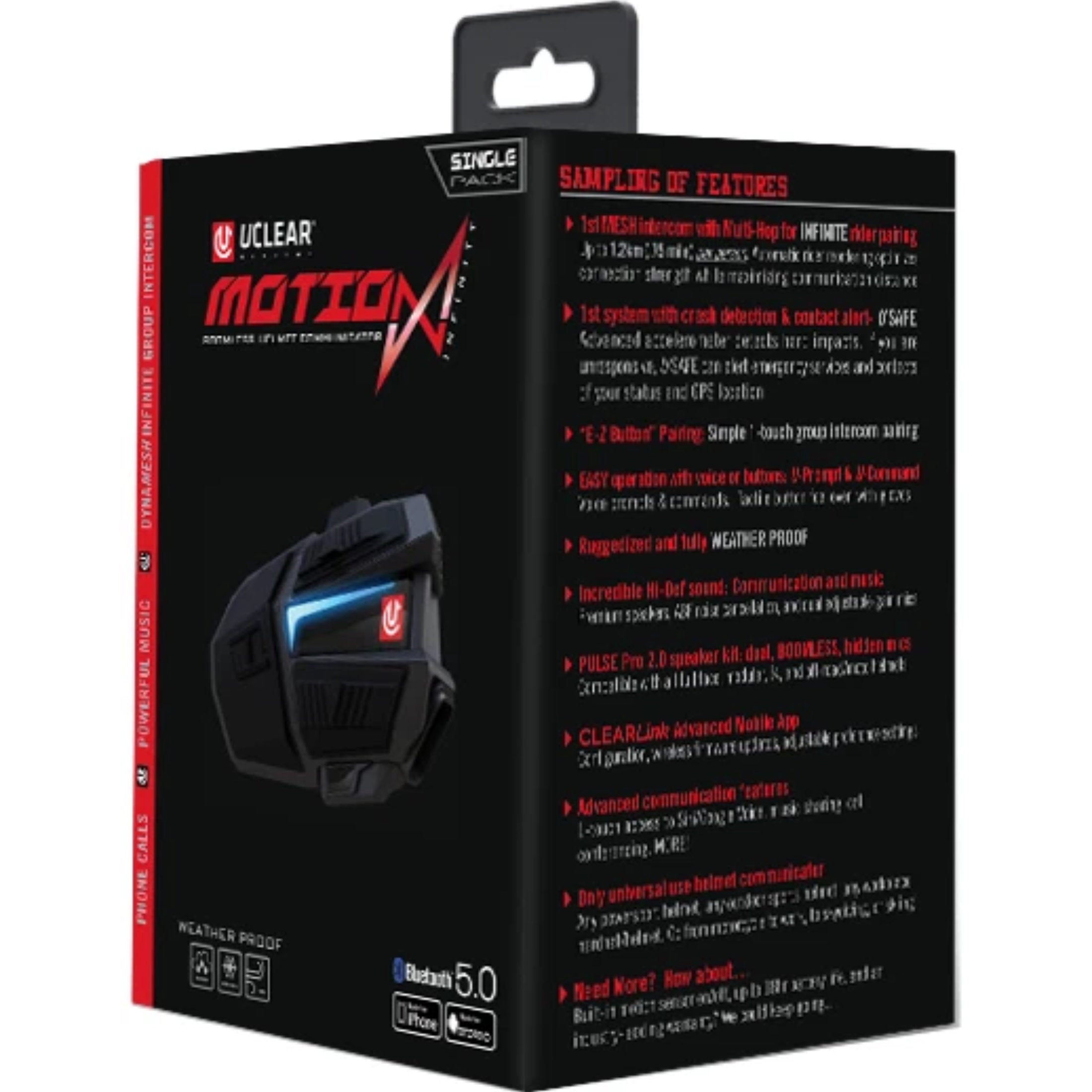 UClear Motion Infinity Communication Head Set Accessories-180510