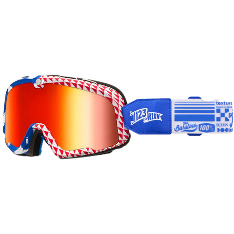 100% Barstow Artist Series: 1 2 3 Klan Adult Off-Road Goggles-5612