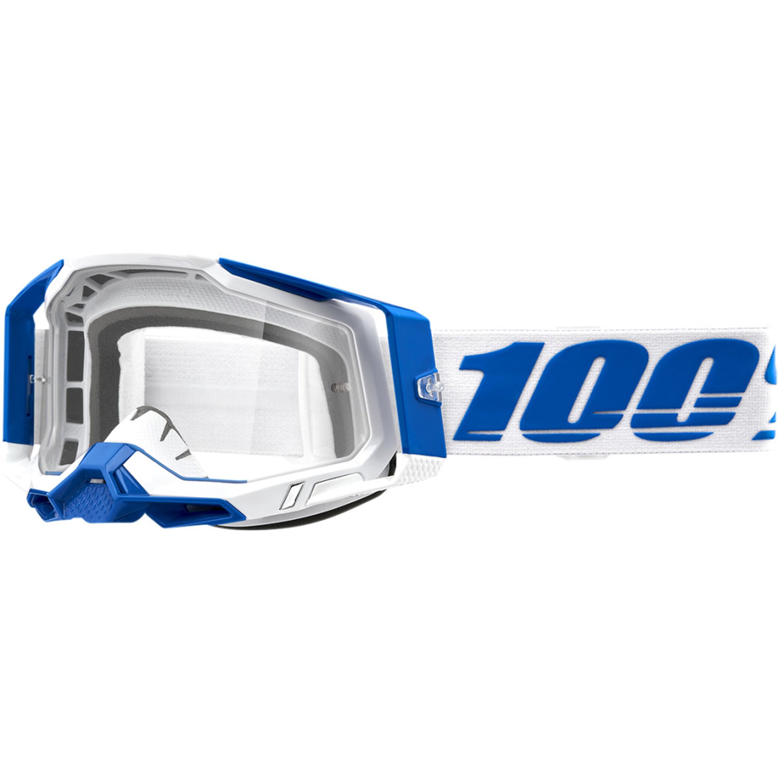 one hundred percent goggles 100% Racecraft Goggle Blue/White
