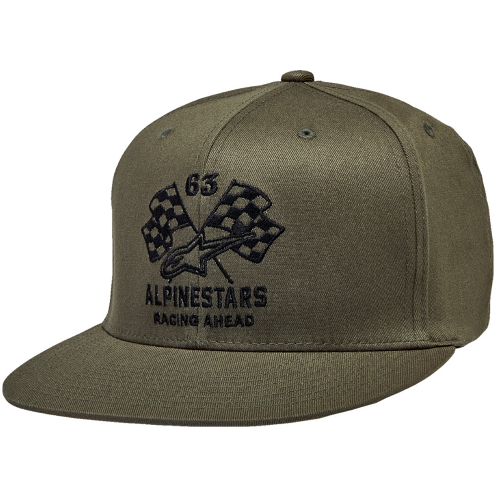 Alpinestars Double Check Flat Bill Men's Flexfit Hats-2501