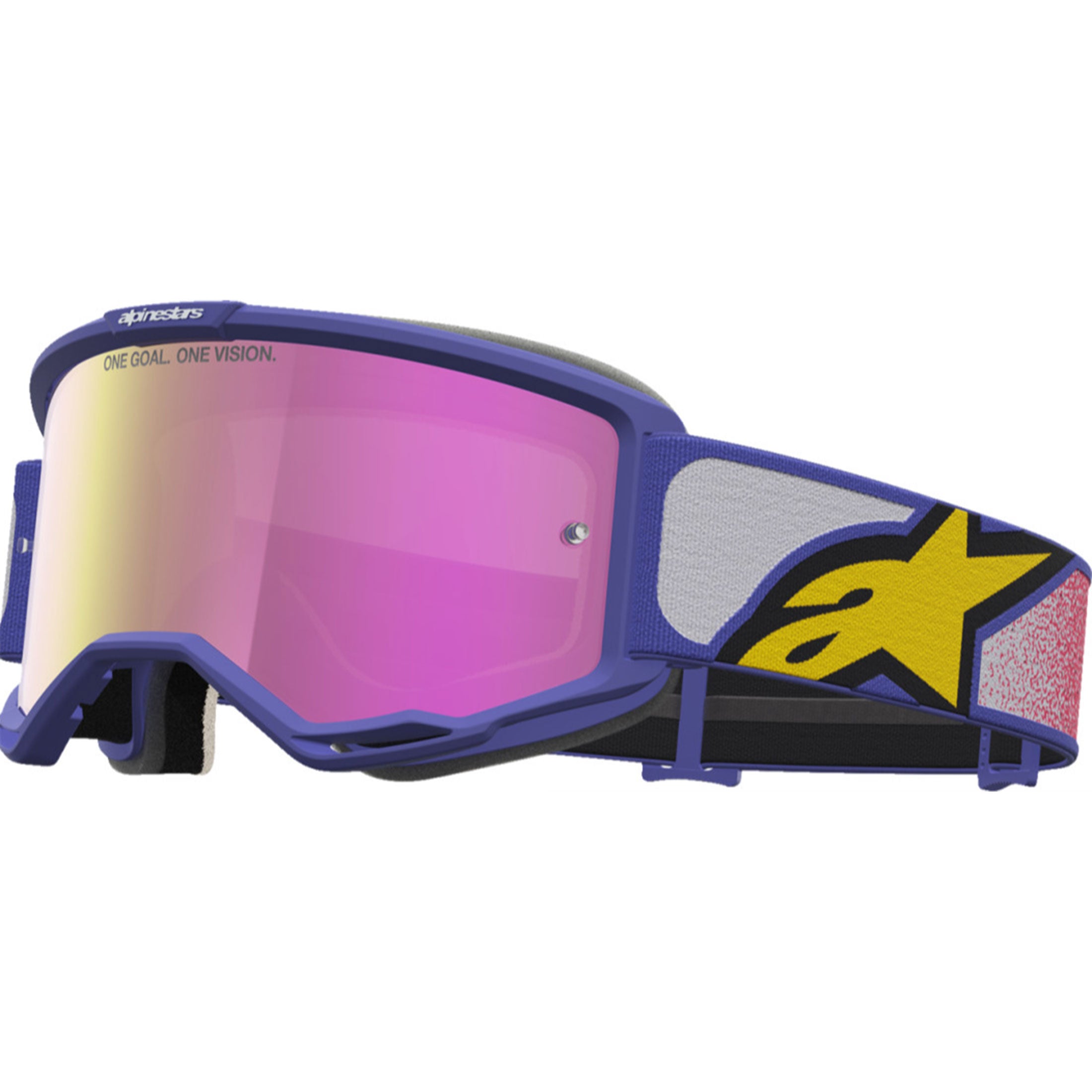 Alpinestars Vision 5 Drag Red / Pink Goggles