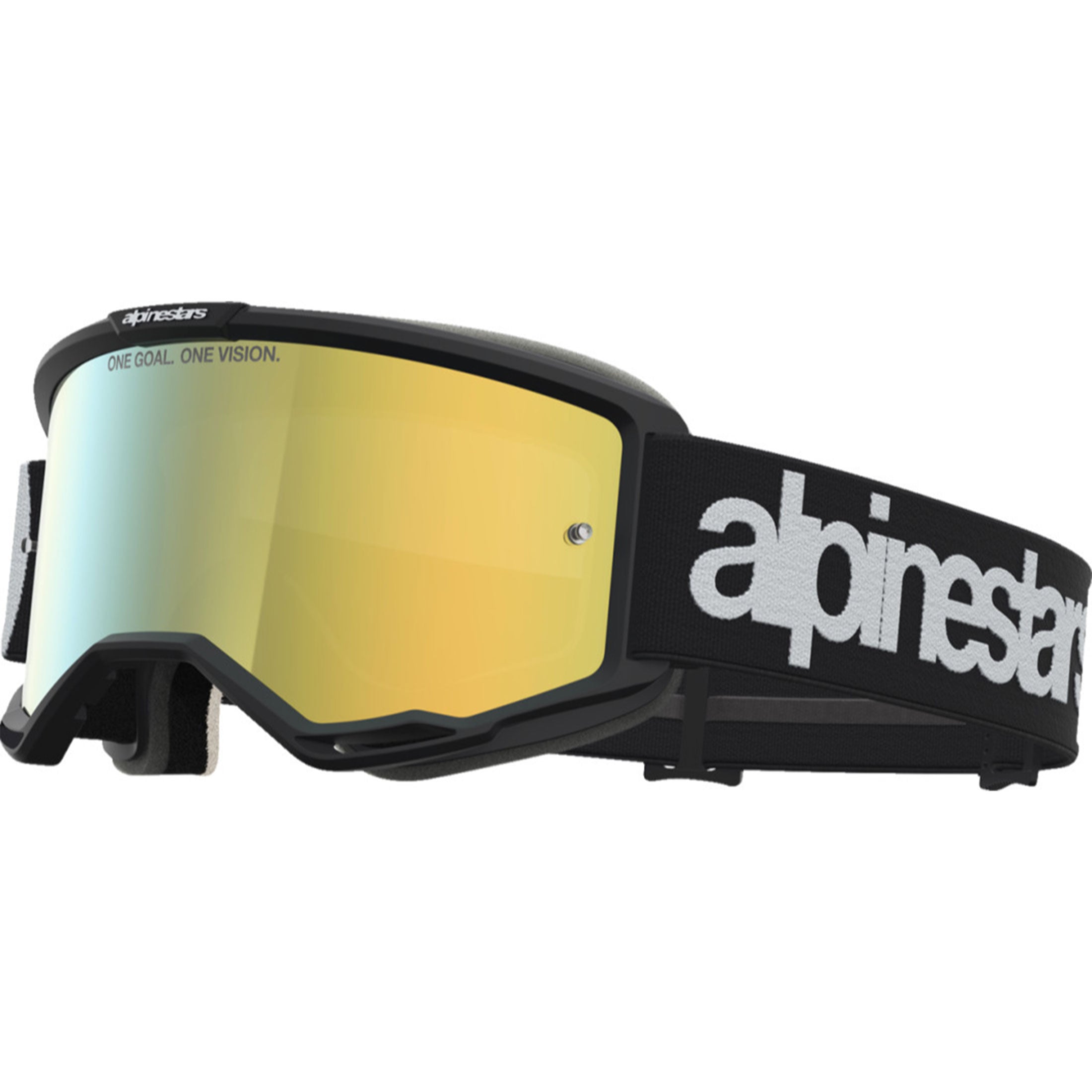 Alpinestars Vision 5 Hone Goggles White / Gold Color