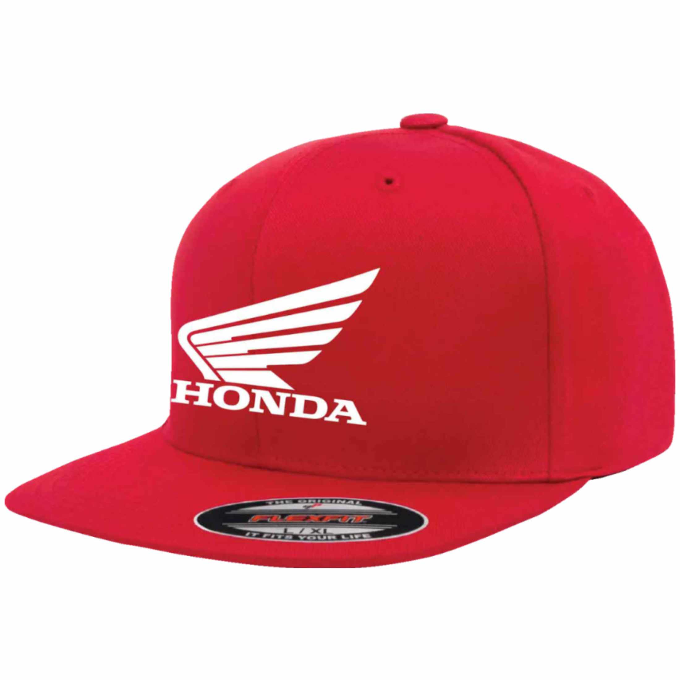 Factory Effex Honda Big Wing Adult Flexfit Hats-2501