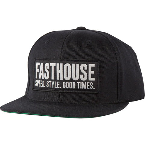 Fasthouse Blockhouse Men's Snapback Adjustable Hats-3260