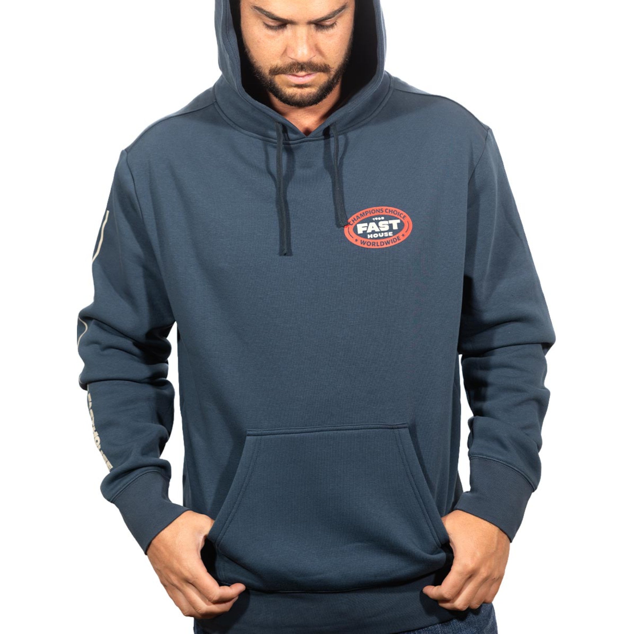 Fasthouse Petrol Men's Hoody Pullover Sweatshirts-3213