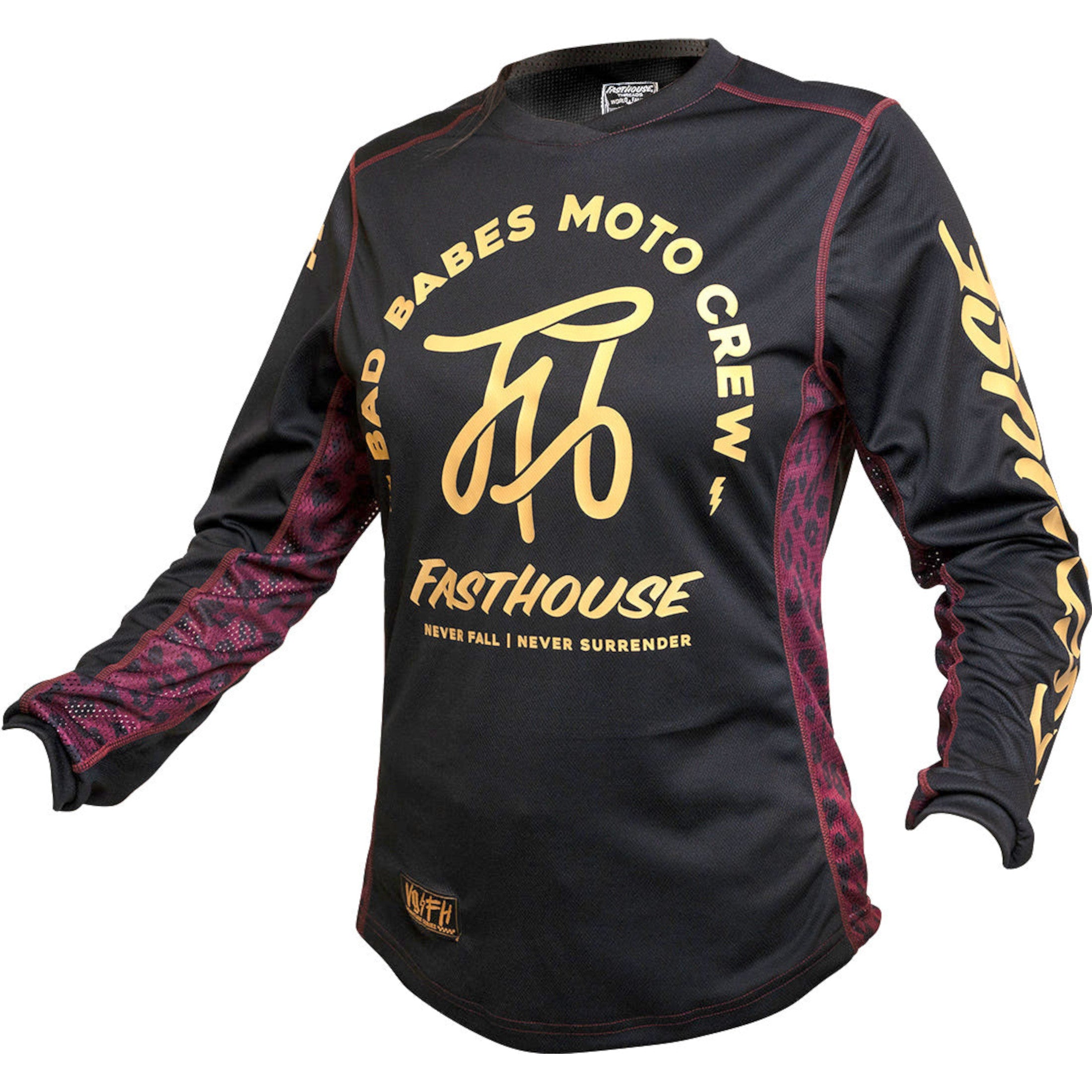 Fasthouse Grindhouse Golden Script LS Women's Off-Road Jerseys-3826