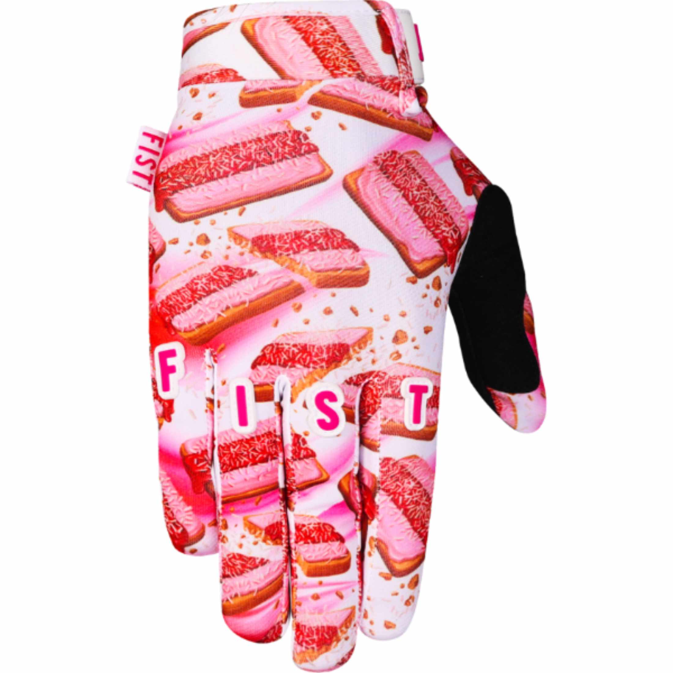 Fist Handwear Strapped Biscuits Youth Off-Road Gloves Pink / White / 2X-Small