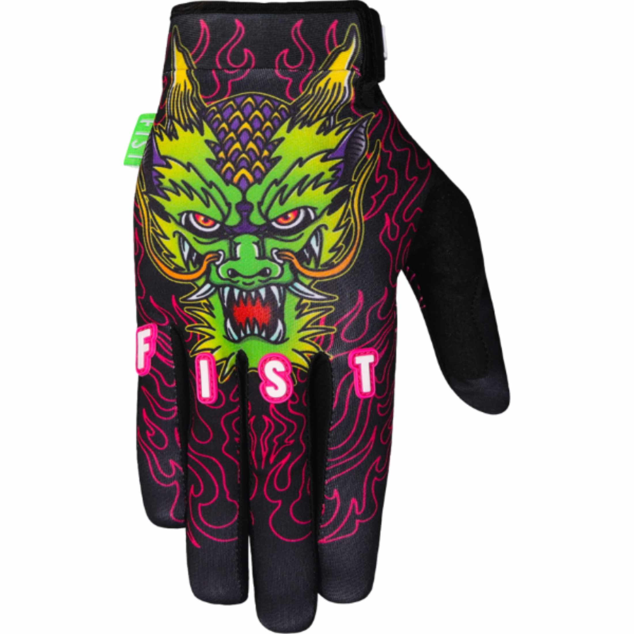 Fist Handwear Strapped Fury Youth Off-Road Gloves Pink / Black / 2X-Small