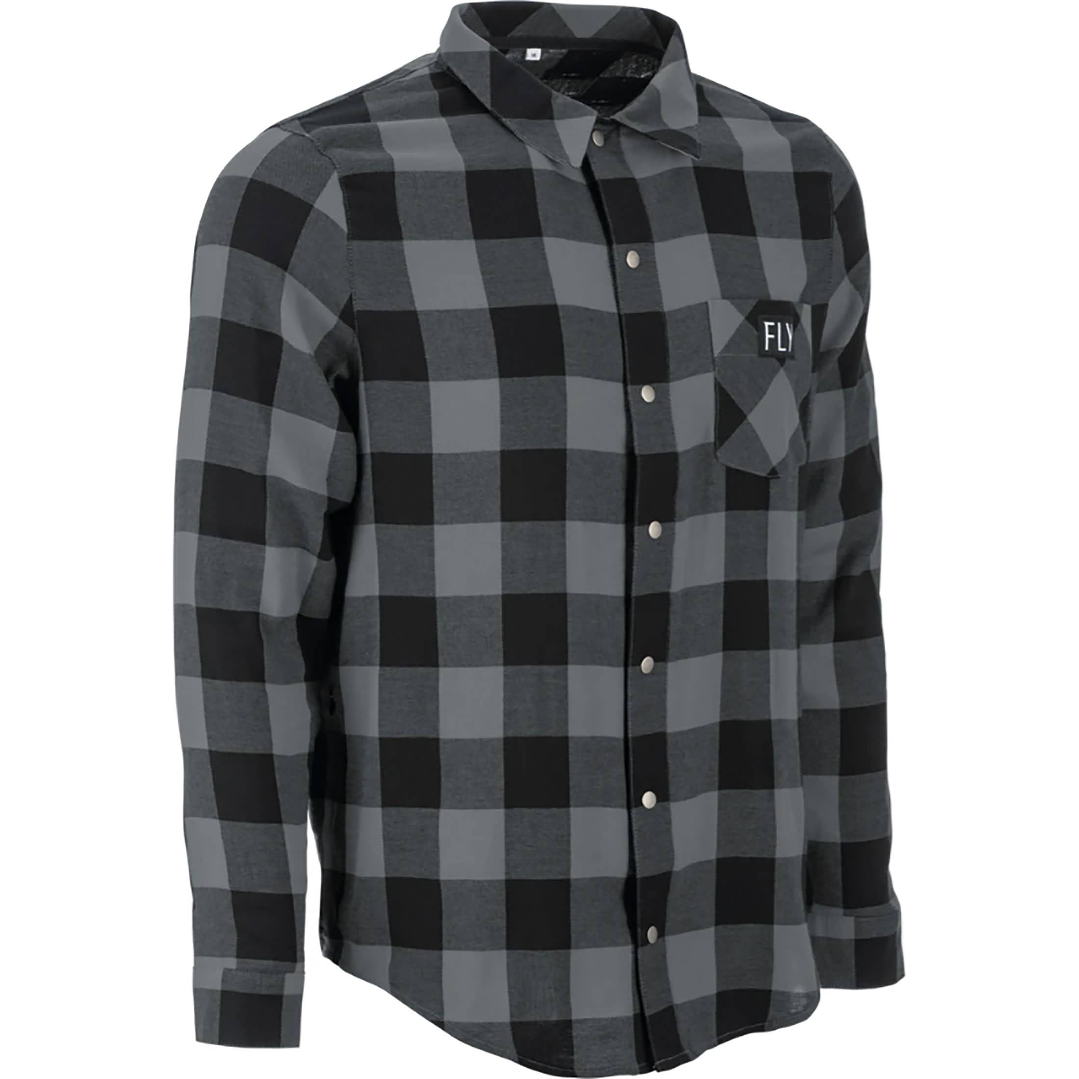 Fly Racing Tek Flannel Men's Button Up Long-Sleeve Shirts-354