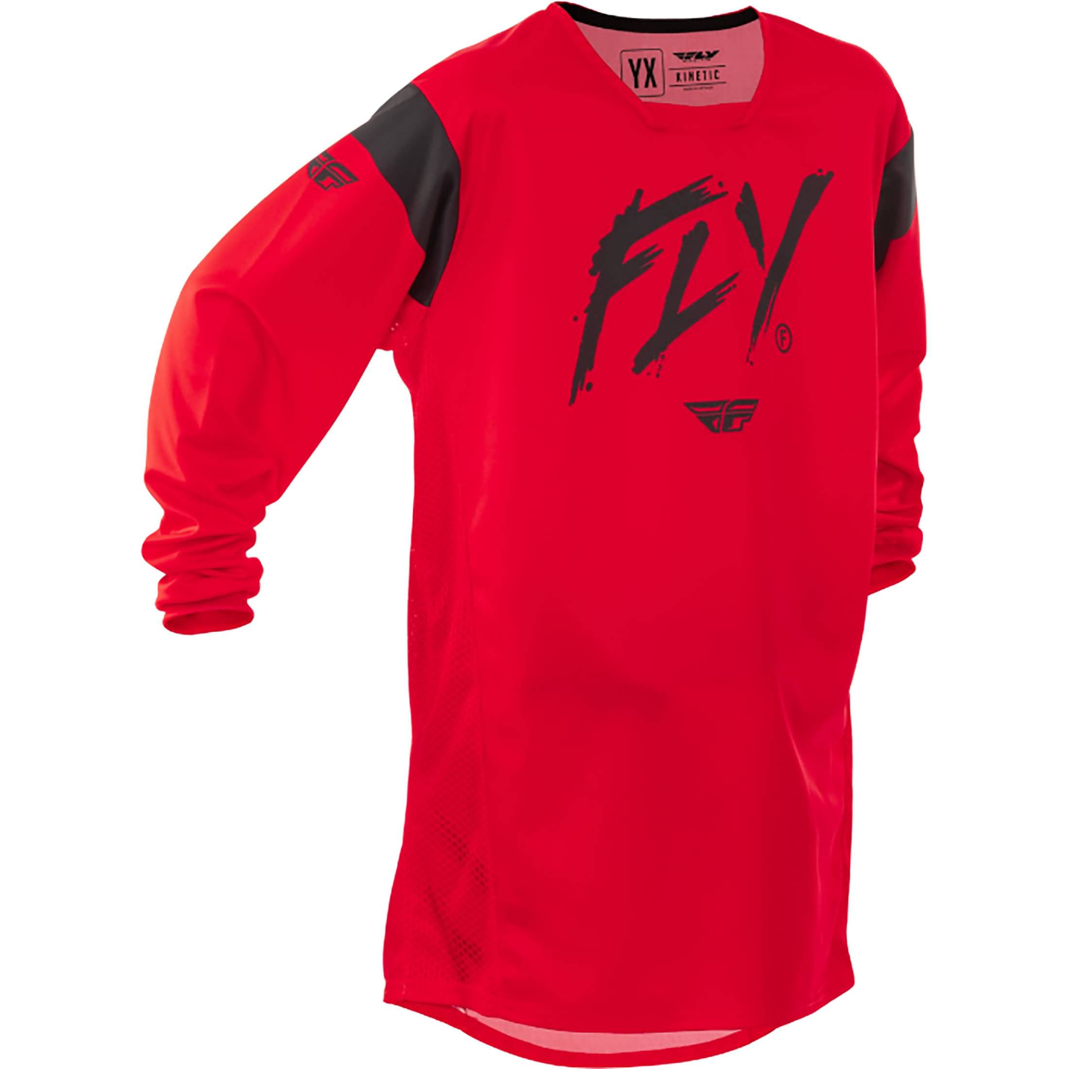 Fly Racing Kinetic Stoke LS Youth Off-Road Jerseys-378