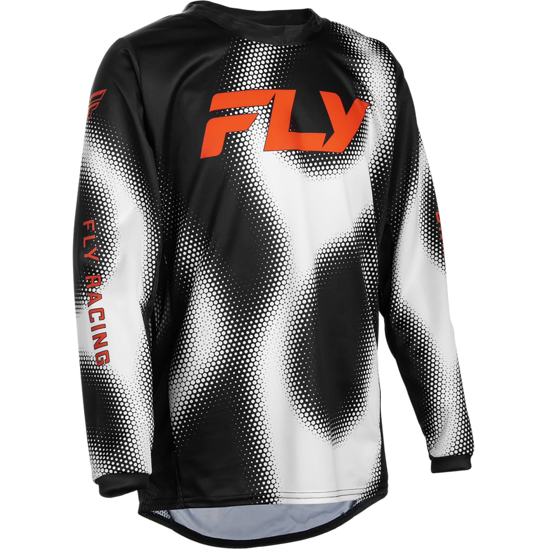 Fly Racing Kinetic Torch 2027 LS Youth Off-Road Jerseys-380