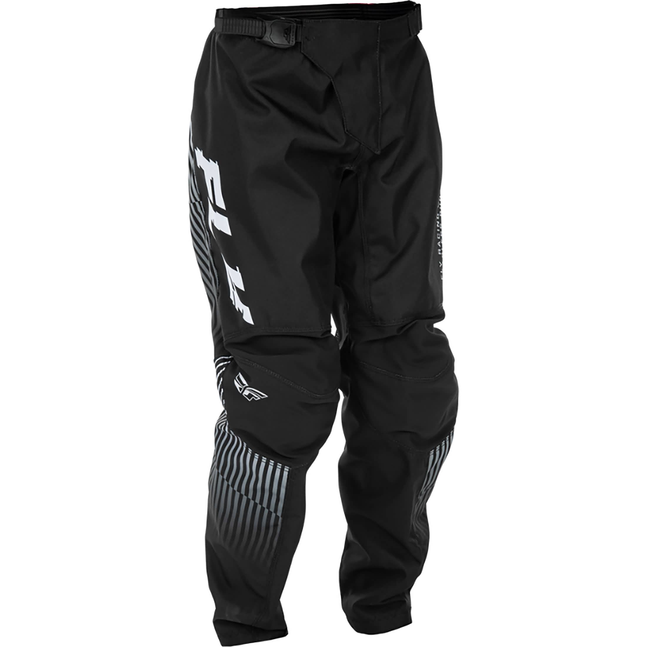 fly motocross gear Fly Racing F-16 Youth Pants Black/White / 18
