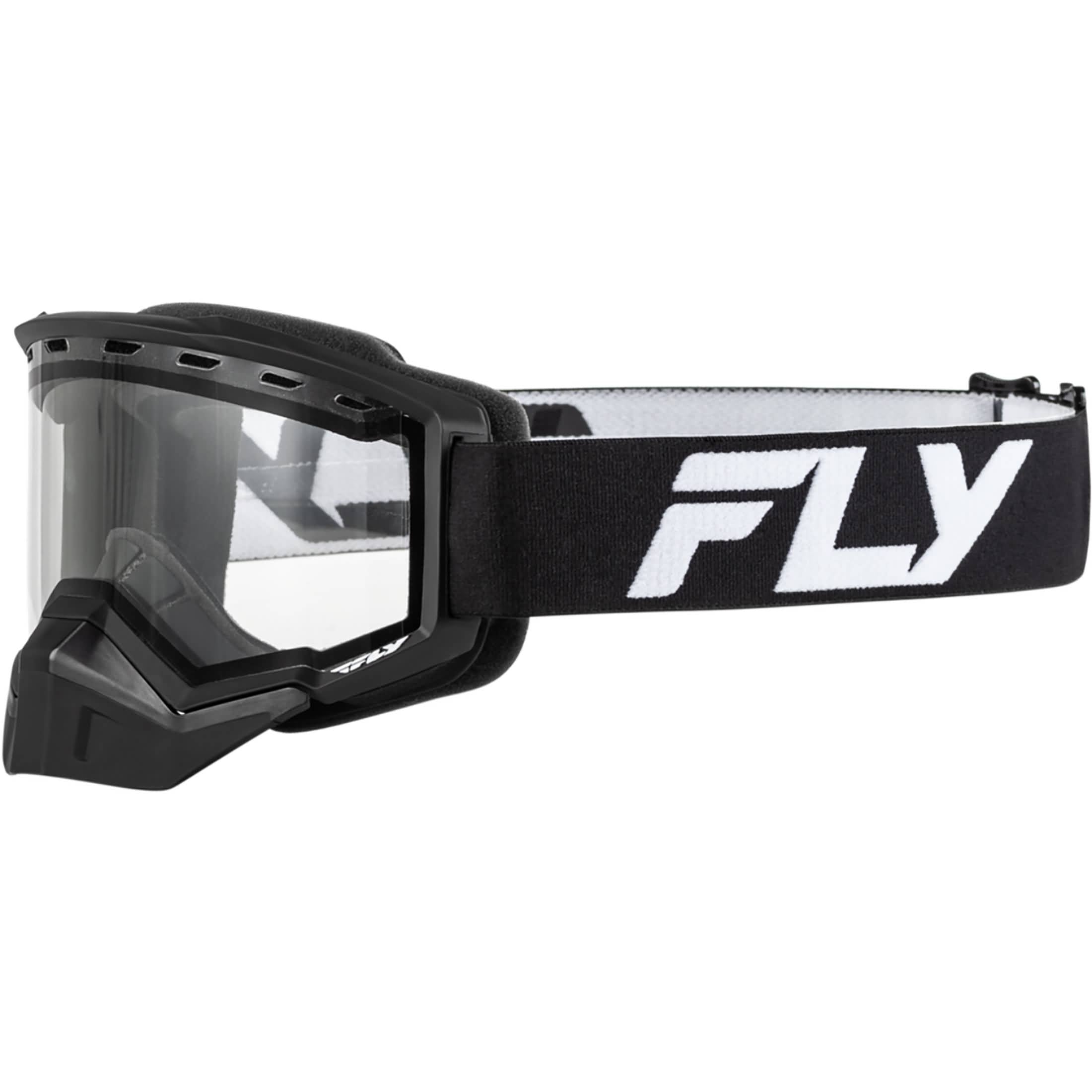 Fly Racing Youth Focus Snow Goggle Black/Pink / Pink Mirror/Rose Lens