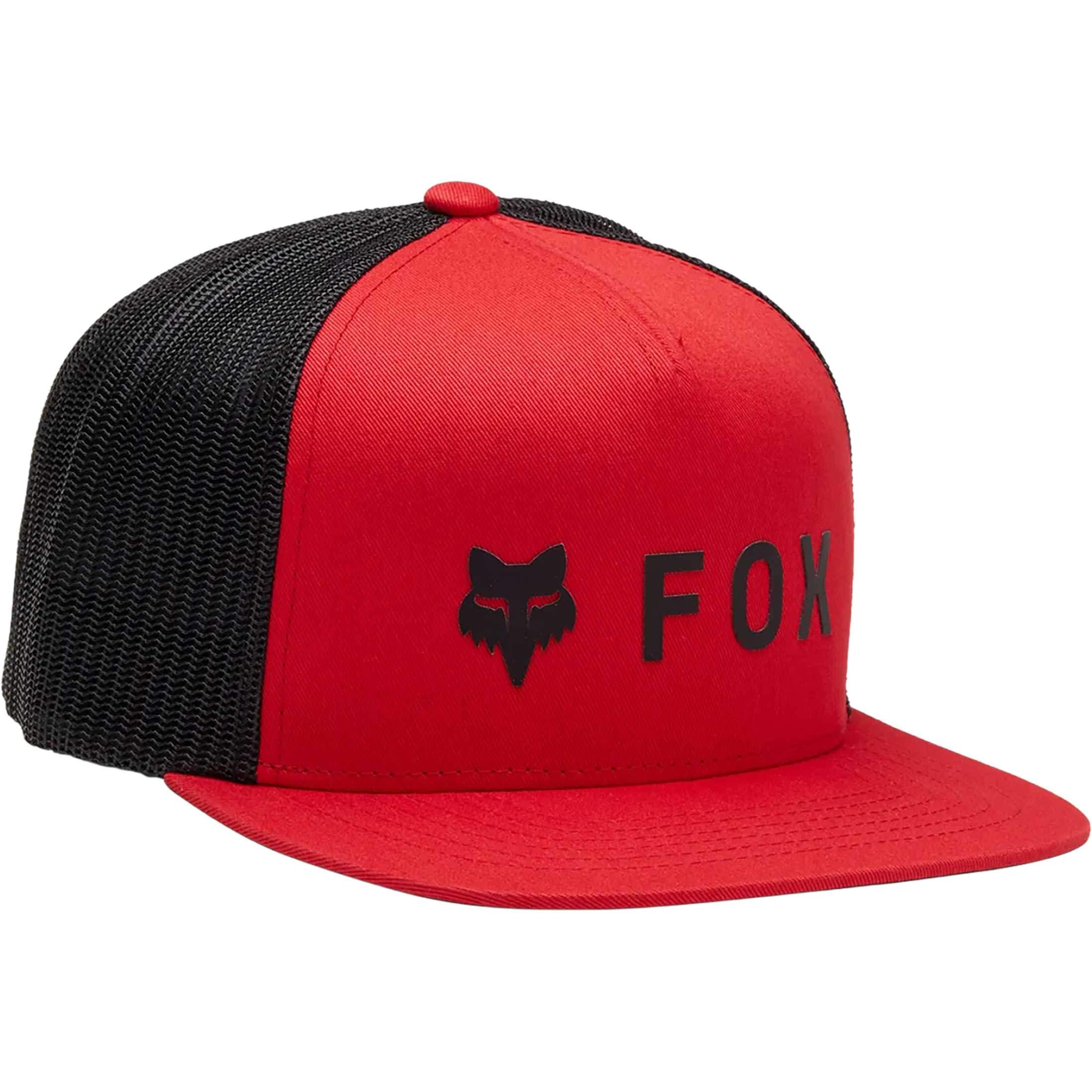 Fox Racing Absolute Mesh Men's Snapback Adjustable Hats - Red
