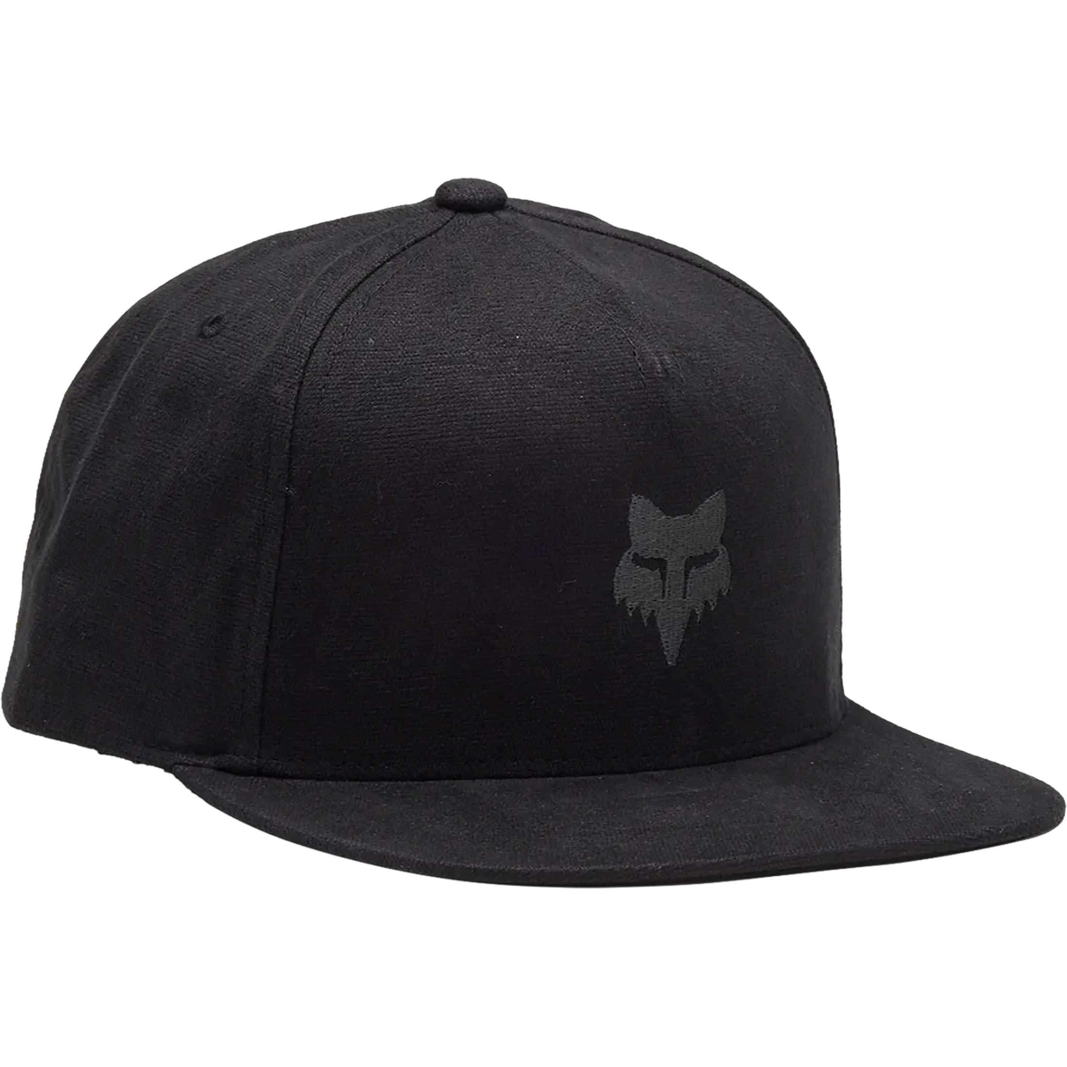 Fox Racing Fox Head Men's Snapback Adjustable Hats - Black Charcoal Grey
