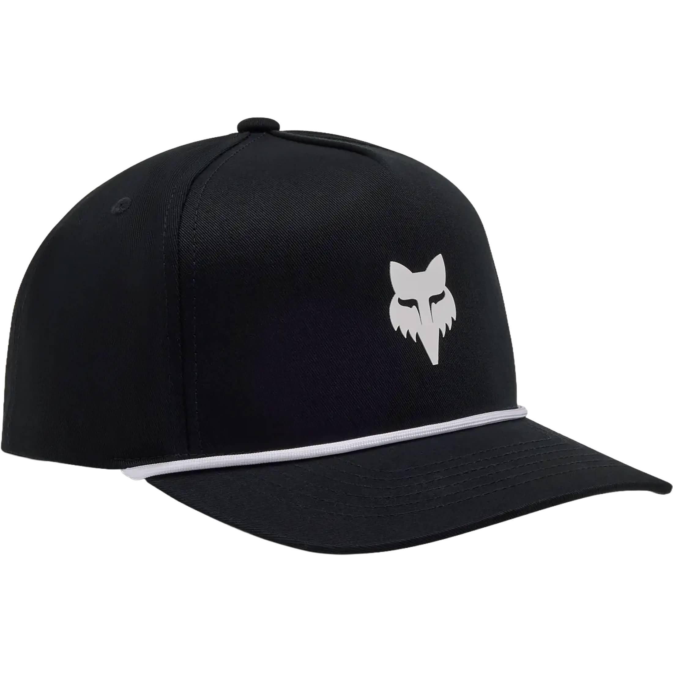Fox Racing Fox Head Rope Men's Snapback Adjustable Hats - Black