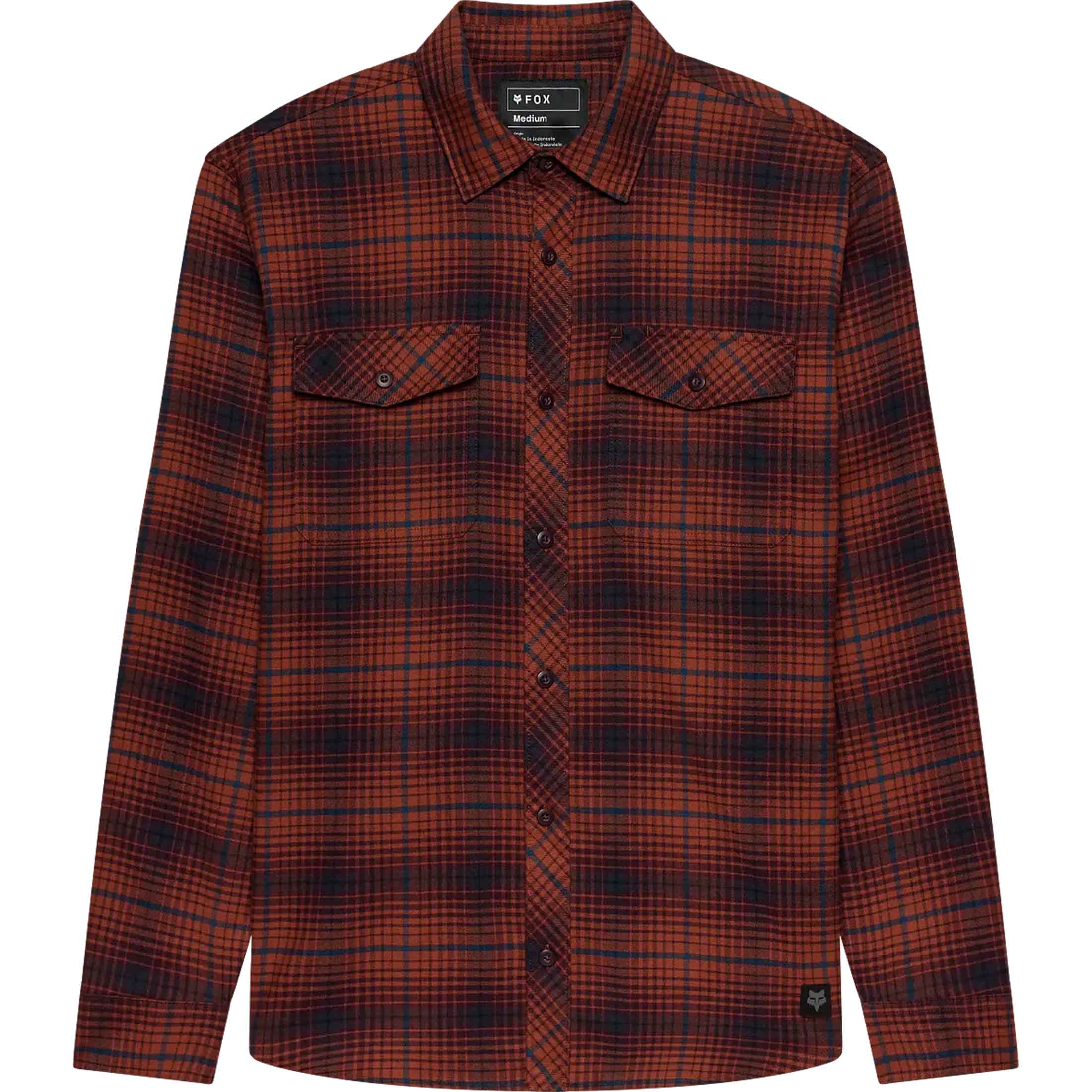 Fox Racing Survivalist Core Flannel Men's Button Up Long-Sleeve Shirts-40982
