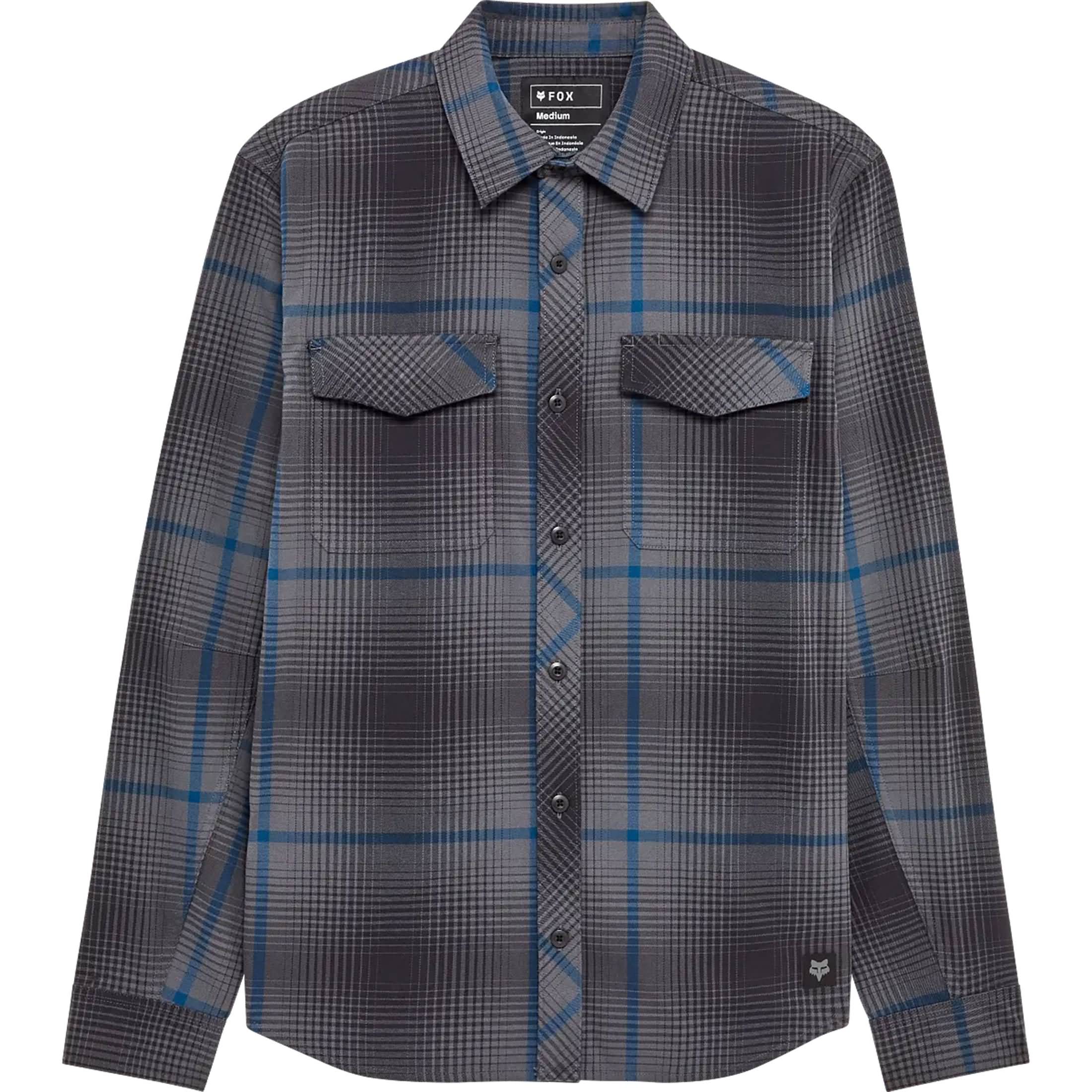 Fox Racing Survivalist Fire Flannel Men's Button Up Long-Sleeve Shirts-36463
