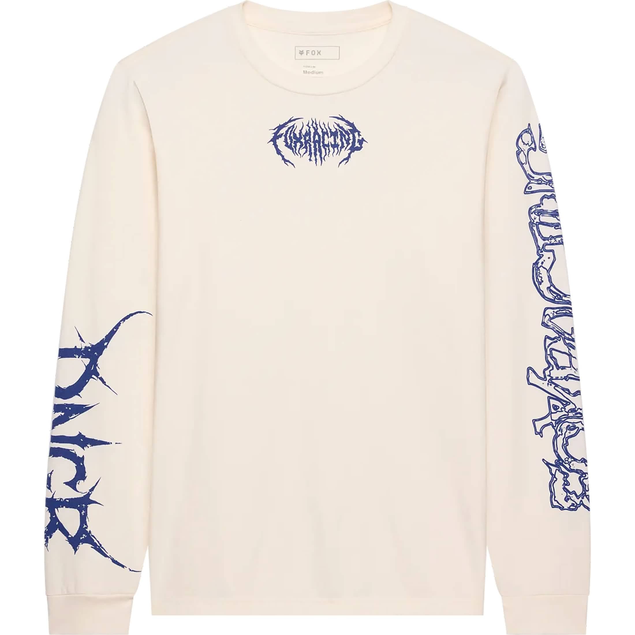 Fox Racing DNGR Fox 195 Original Men's Long-Sleeve Shirts - Off White