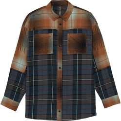 Fox Racing Oversized Flannel Women's Button Up Long-Sleeve Shirts