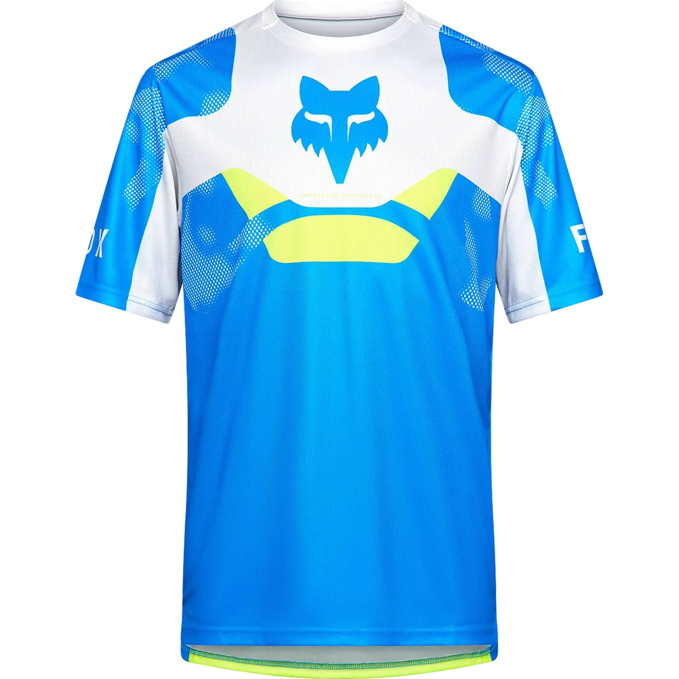 Fox Racing Ranger Tactile MTB Jersey-Blue Jewel-XL