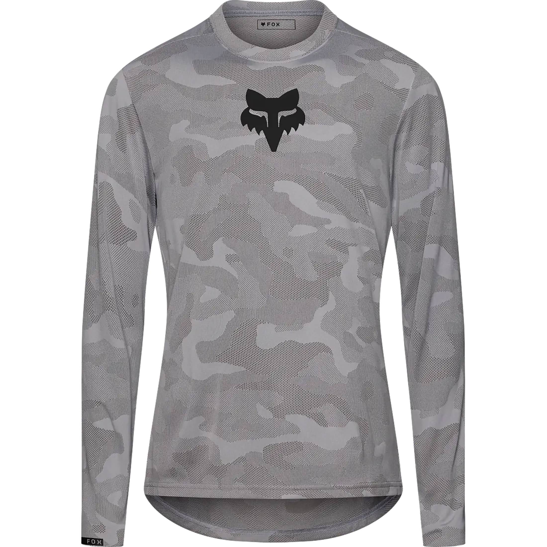 Fox Racing Ranger TruDri 2027 LS Men's MTB Jerseys - Pewter Grey