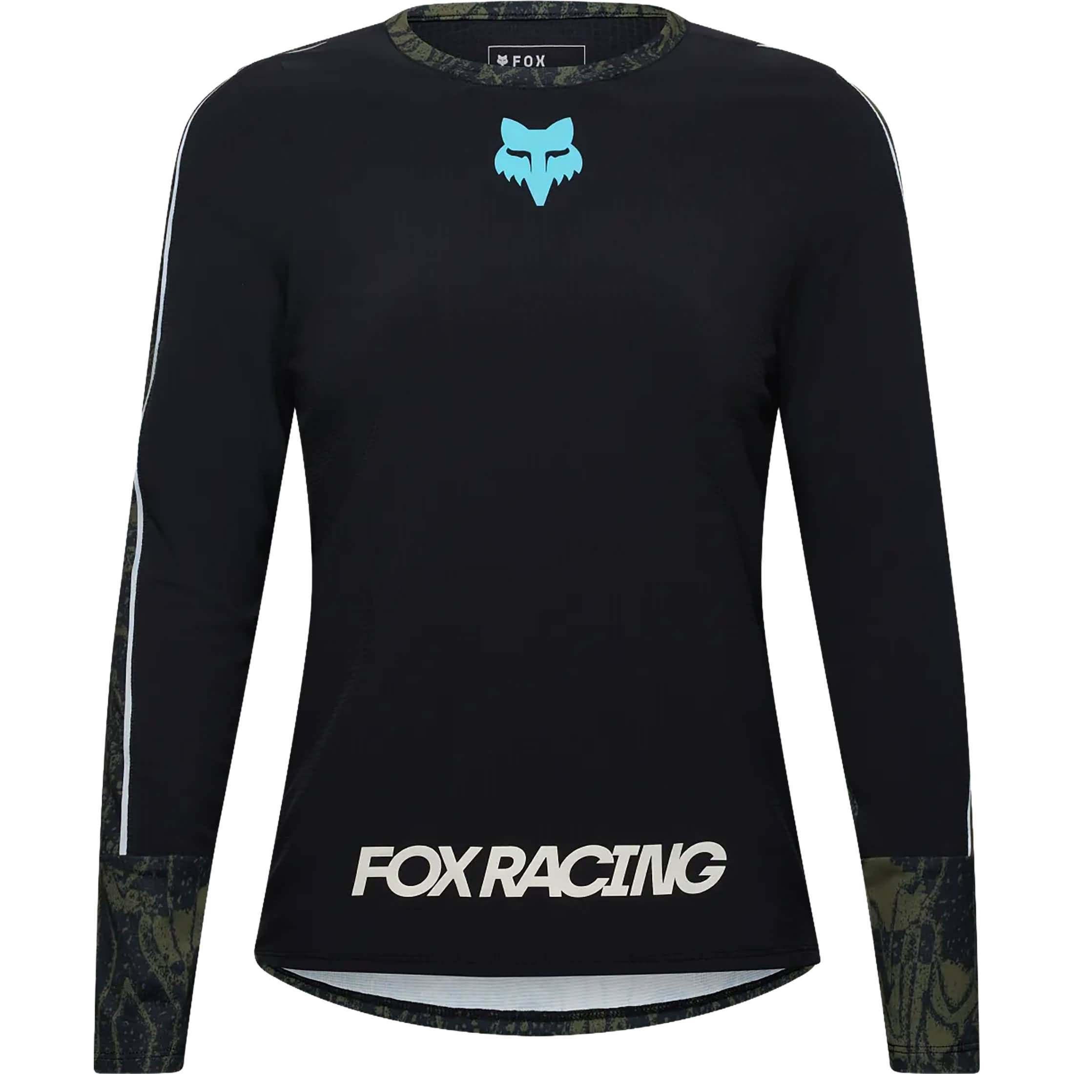 Fox Racing Defend Thermal Lunar SE LS Women's MTB Jerseys - Black