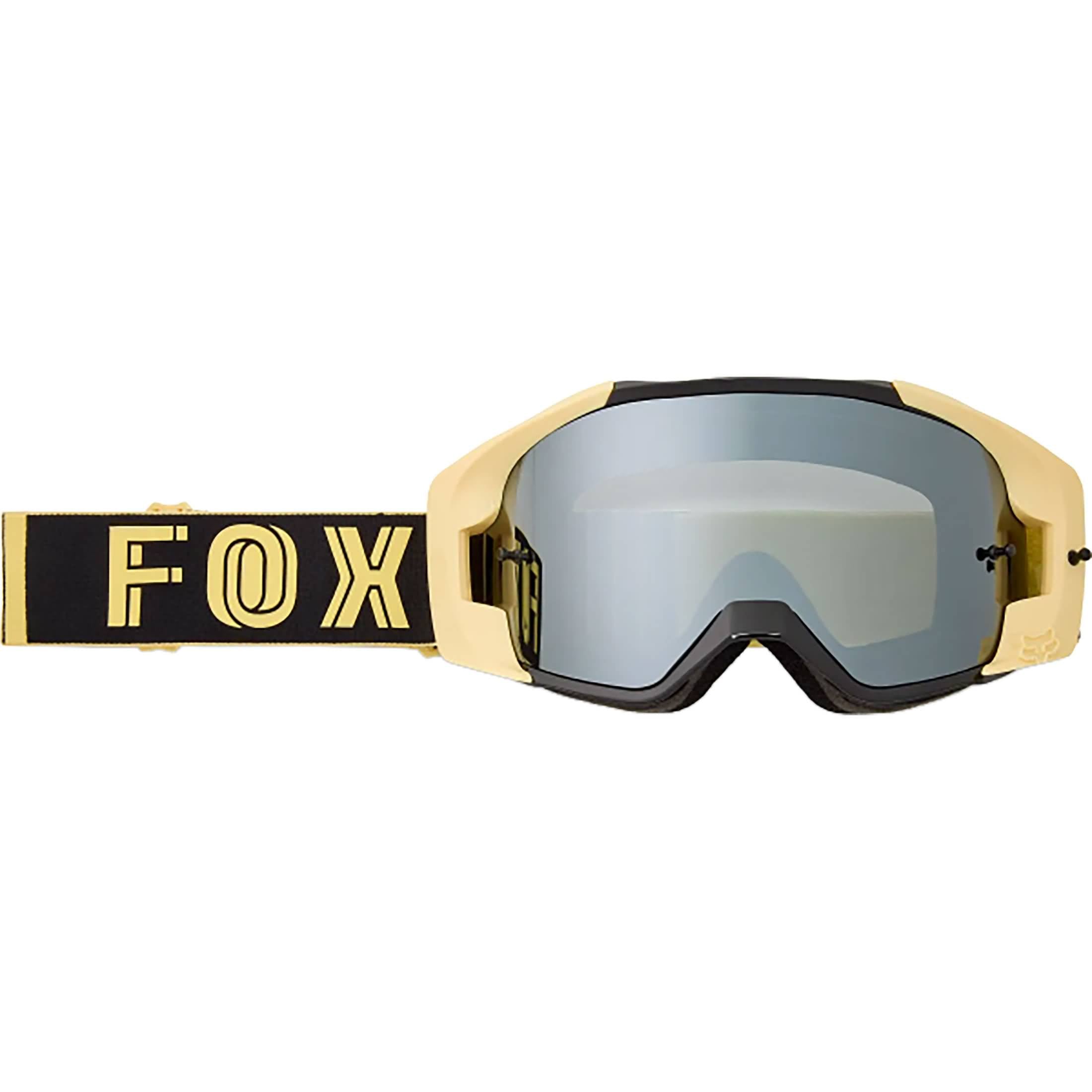 Fox Racing Vue Inning Vivid Mirrored Lens Goggles-Black