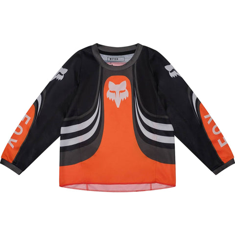 Fox Racing 180 Draft LS Kids Off-Road Jerseys - Sunburst Orange
