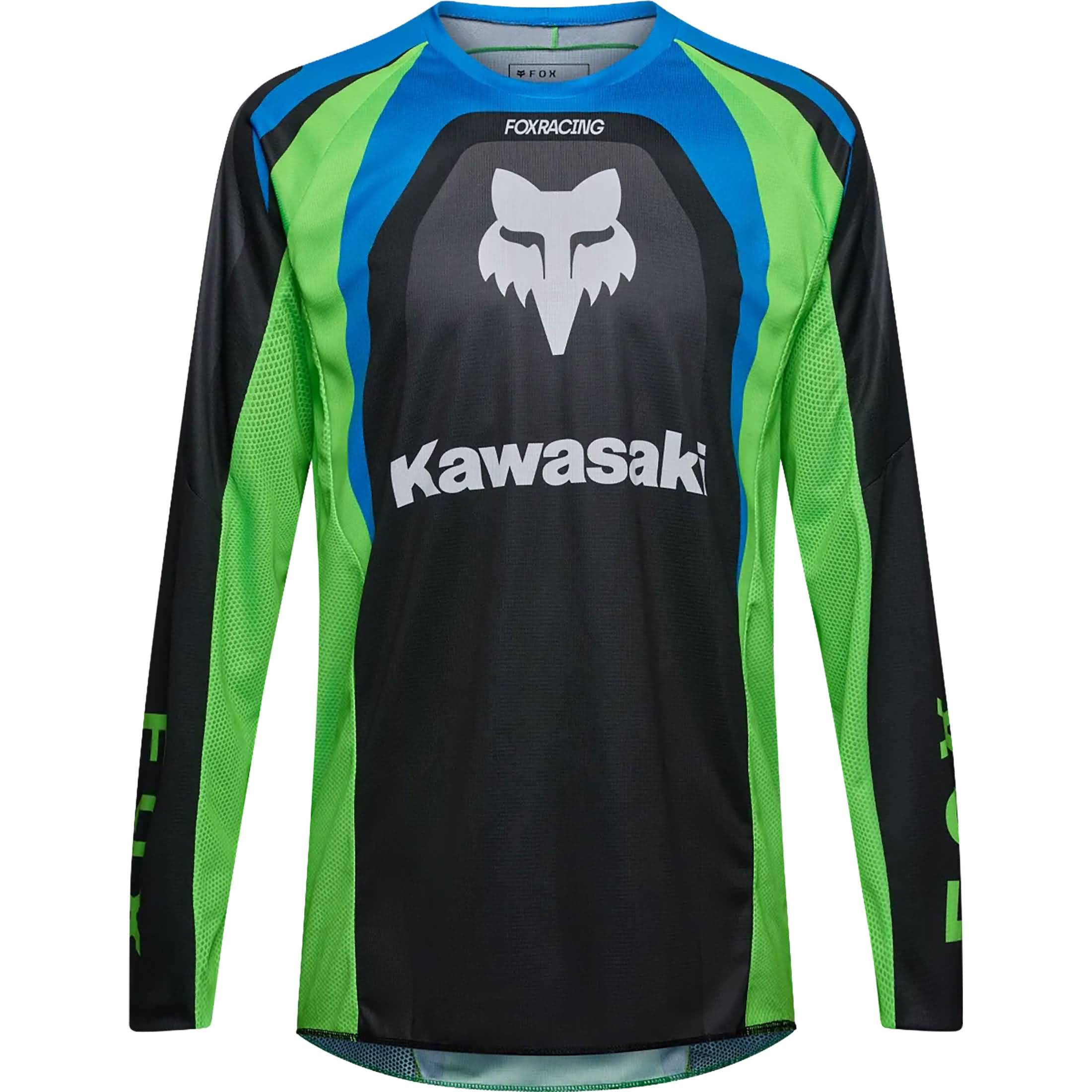 Fox Racing 180 Kawasaki LS Men's Off-Road Jerseys - Black