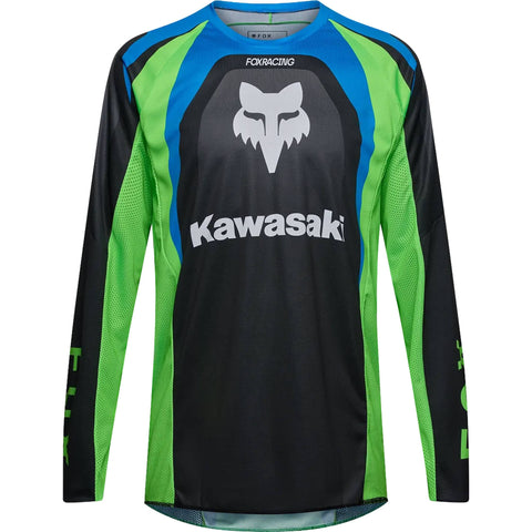 Fox Racing 180 Kawasaki LS Men's Off-Road Jerseys - Black
